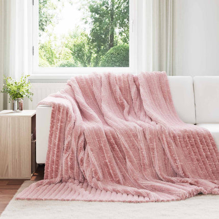 Kastfilt Rosa 240 x 220 cm Fleece