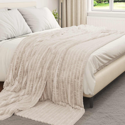 Filtar 6 pcs Beige 240 x 220 cm Fleece