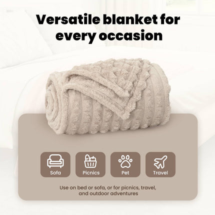 Filtar 6 st Beige 270 x 240 cm 9.94 Fleece