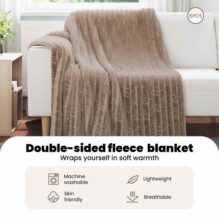 Filtar 6 st Kamel 200 x 150 cm 4.75 Fleece