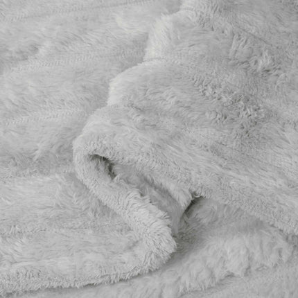Filtar 6 pcs Grå 200 x 150 cm Fleece