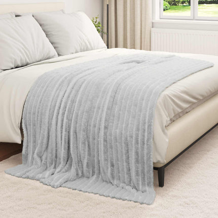 Filtar 6 pcs Grå 200 x 150 cm Fleece