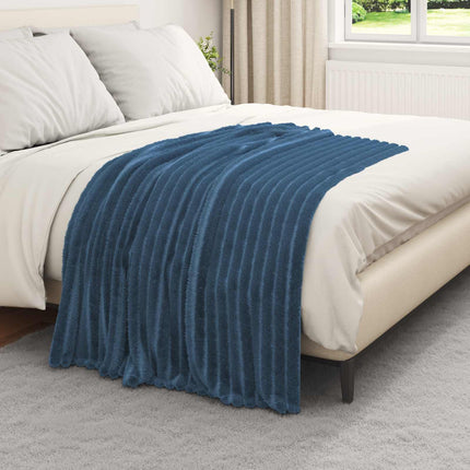 Filtar 6 pcs Mörkblå 150 x 130 cm Fleece