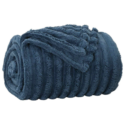 Filtar 6 pcs Mörkblå 150 x 130 cm Fleece