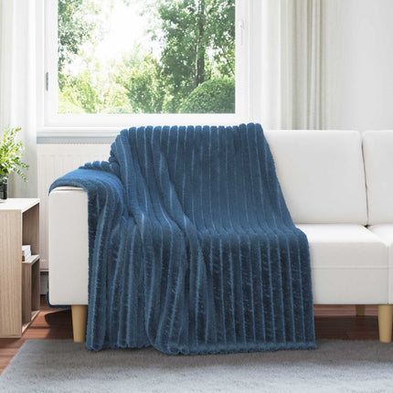 Filtar 6 pcs Mörkblå 200 x 150 cm Fleece