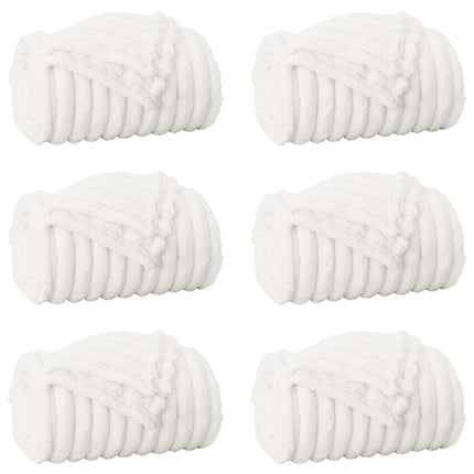 Filtar 6 pcs Vit 270 x 240 cm Fleece