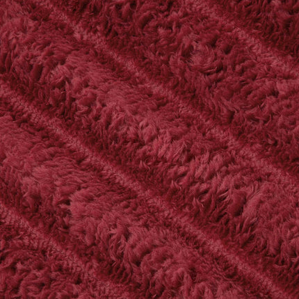 Filtar 6 pcs Bordeaux Röd 240 x 220 cm Fleece