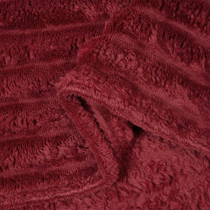 Filtar 6 pcs Bordeaux Röd 270 x 240 cm Fleece