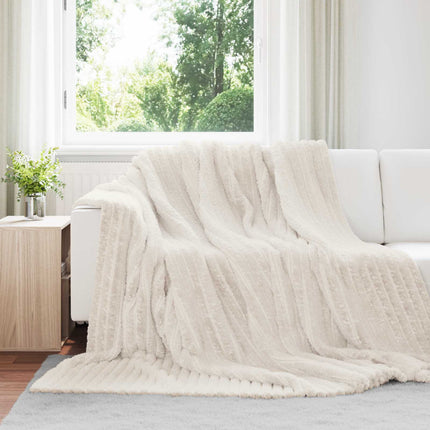Filtar 6 pcs Kräm 270 x 240 cm Fleece