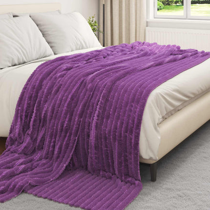 Filtar 6 pcs Lila 270 x 240 cm Fleece
