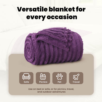 Filtar 6 st Lila 270 x 240 cm 9.15 Fleece