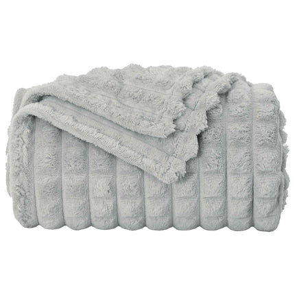 Kastfilt Grå 240 x 220 cm Fleece