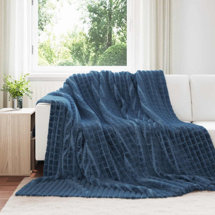 Kastfilt Mörkblå 270 x 240 cm Fleece