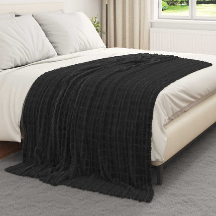 Kastfilt Svart 200 x 150 cm Fleece