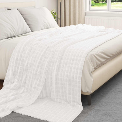 Kastfilt Vit 240 x 220 cm Fleece