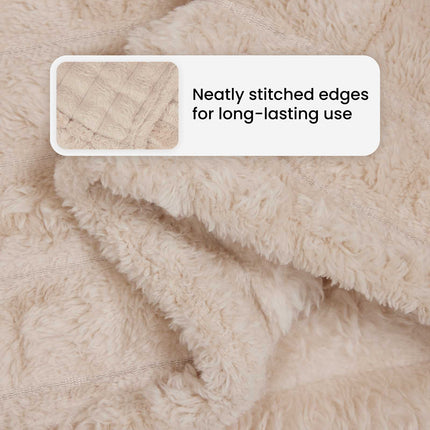 Filtar 6 st Beige 200 x 150 cm 4.5 Fleece