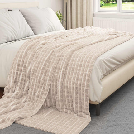Filtar 6 pcs Beige 240 x 220 cm Fleece