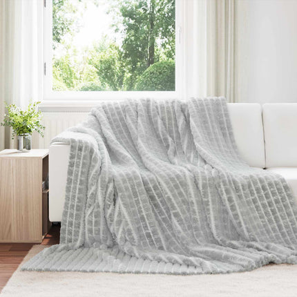 Filtar 6 pcs Grå 270 x 240 cm Fleece