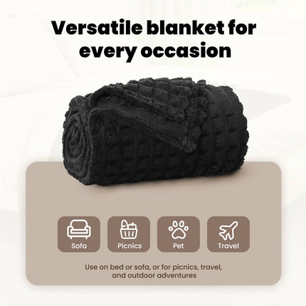 Filtar 6 st Svart 150 x 130 cm 2.75 Fleece