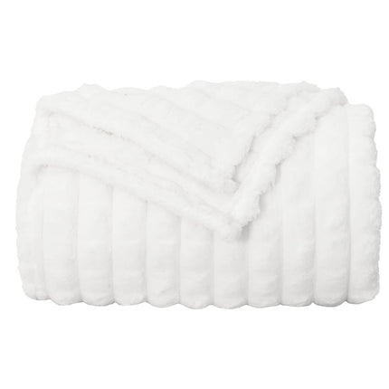 Filtar 6 pcs Vit 240 x 220 cm Fleece