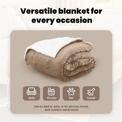 Kastfilt Kamel 240 x 270 cm 3.17 Fleece