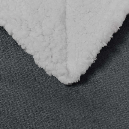 Kastfilt Mörkgrå 130 x 150 cm Fleece