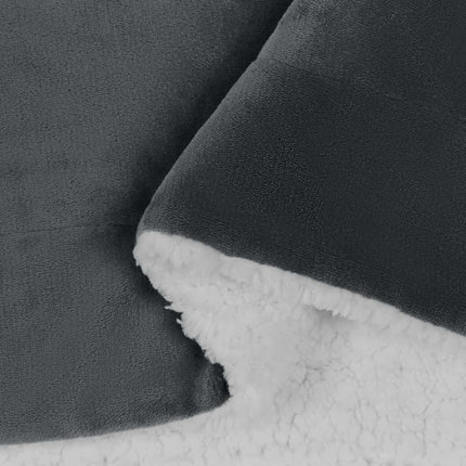 Kastfilt Mörkgrå 220 x 240 cm Fleece