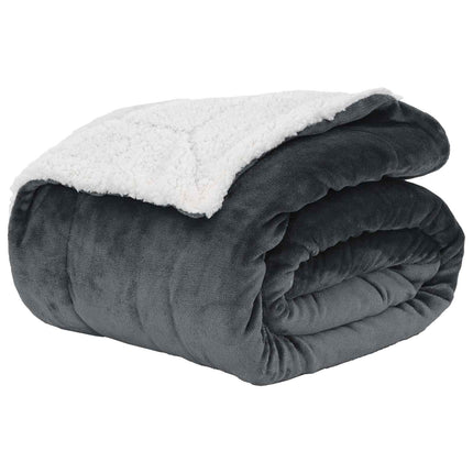 Kastfilt Mörkgrå 220 x 240 cm 2.67 Fleece