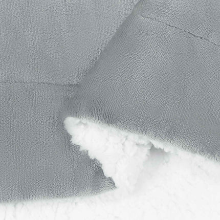Kastfilt Grå 150 x 200 cm Fleece