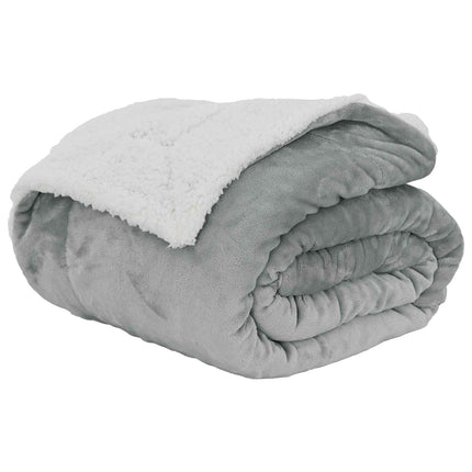 Kastfilt Grå 240 x 270 cm Fleece