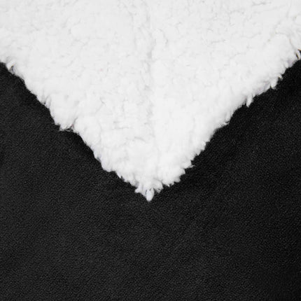 Kastfilt Svart 130 x 150 cm Fleece