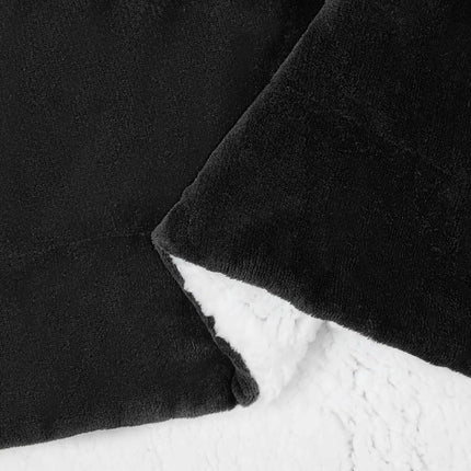 Kastfilt Svart 220 x 240 cm Fleece