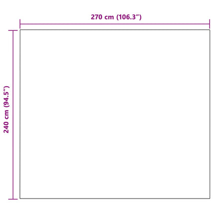 Kastfilt Vit 240 x 270 cm Fleece
