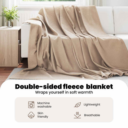 Kastfilt Kamel 240 x 220 cm Fleece