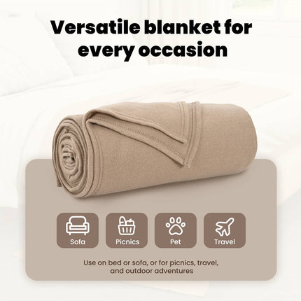 Kastfilt Kamel 270 x 240 cm Fleece