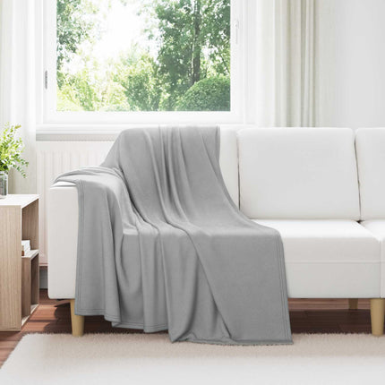 Kastfilt Grå 170 x 130 cm Fleece