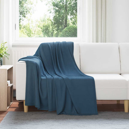 Kastfilt Mörkblå 170 x 130 cm Fleece