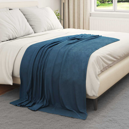 Kastfilt Mörkblå 170 x 130 cm Fleece