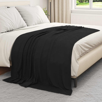 Kastfilt Svart 200 x 150 cm Fleece