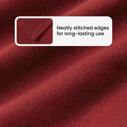 Kastfilt Bordeaux Röd 200 x 150 cm Fleece