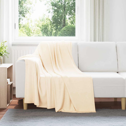 Kastfilt Kräm 170 x 130 cm Fleece