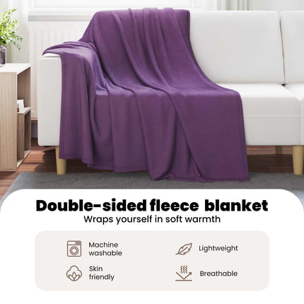 Kastfilt Lila 200 x 150 cm Fleece