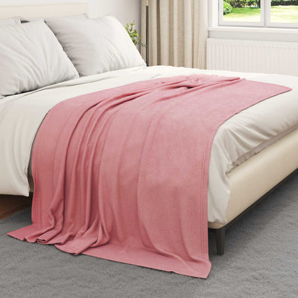 Kastfilt Rosa 200 x 150 cm Fleece