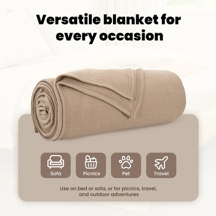 Filtar 6 st Kamel 240 x 220 cm 4.28 Fleece