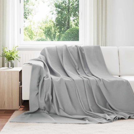 Filtar 6 pcs Grå 240 x 220 cm Fleece