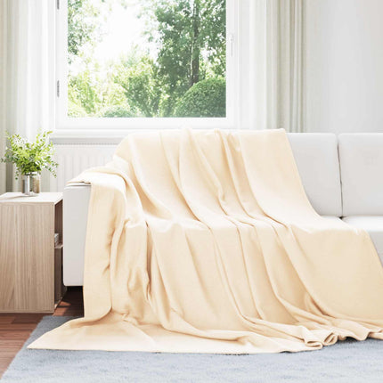 Filtar 6 pcs Kräm 270 x 240 cm Fleece