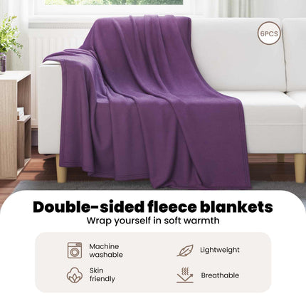 Filtar 6 st Lila 200 x 150 cm 2.61 Fleece