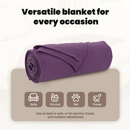 Filtar 6 st Lila 200 x 150 cm 2.61 Fleece