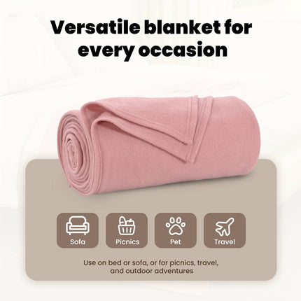 Filtar 6 st Rosa 270 x 240 cm 5.44 Fleece