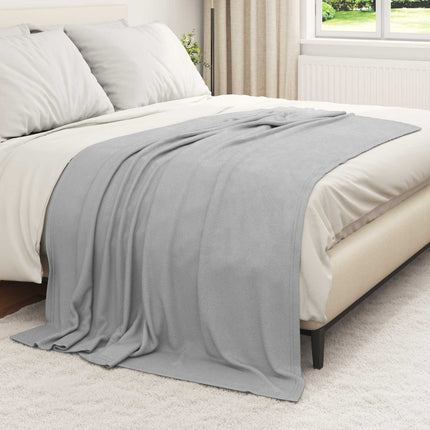 Filtar 24 pcs Grå 200 x 150 cm Fleece